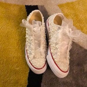 Bridal Converse Shoes